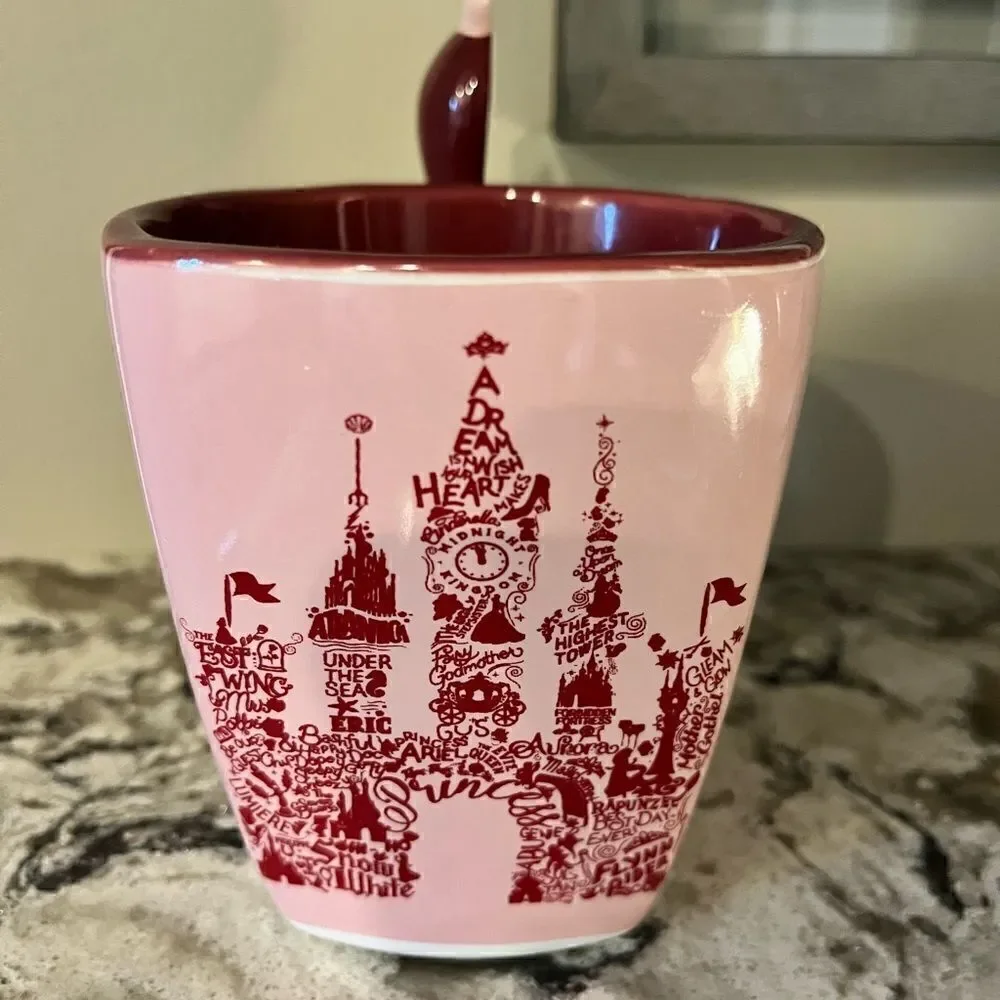 NEW Disney ‘I’m 99.9% Sure I’m a Princess’ Mug w Spoon, Jerry Leigh Design